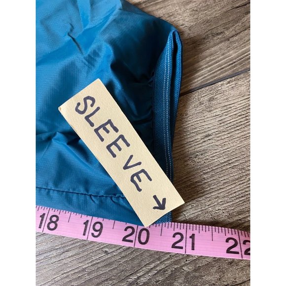 GYMSHARK Men's Speed Windbreaker Full Zip Workout Jacket Lightweight Teal L - Picture 11 of 12